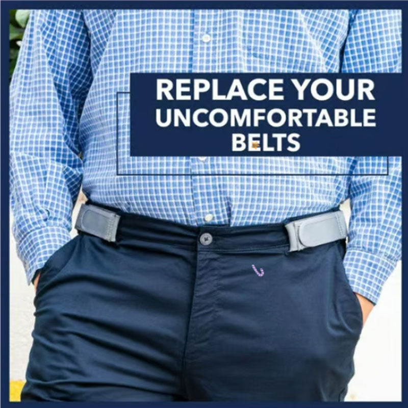 Men's Buckleless Belt | Portable No-Buckle Design | Adjustable Fit & Comfortable Wear