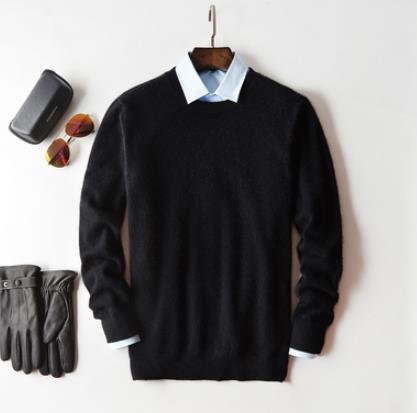 Men's Cashmere Sweater | Classic Crew & V-Neck | Soft & Durable | Comfortable Fit