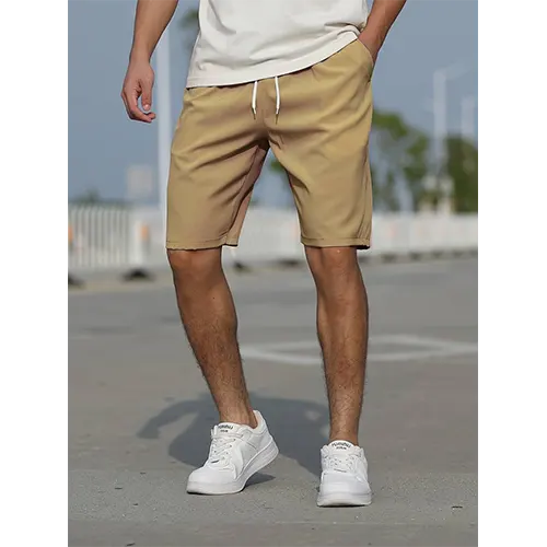 Men's Chino Shorts | Relaxed Fit Drawstring Waist | Lightweight Breathable Fabric | Comfortable Fit
