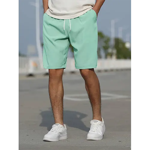 Men's Chino Shorts | Relaxed Fit Drawstring Waist | Lightweight Breathable Fabric | Comfortable Fit