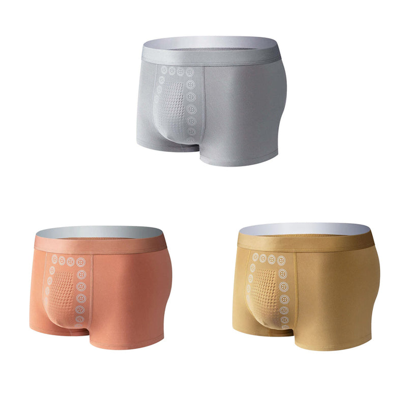Men's Magnetic Massage Briefs | Ergonomic U-Pouch & Body-Shaping Support | Breathable Stretch Fabric
