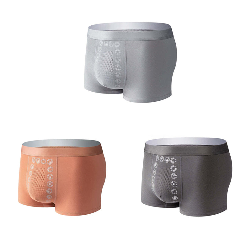 Men's Magnetic Massage Briefs | Ergonomic U-Pouch & Body-Shaping Support | Breathable Stretch Fabric