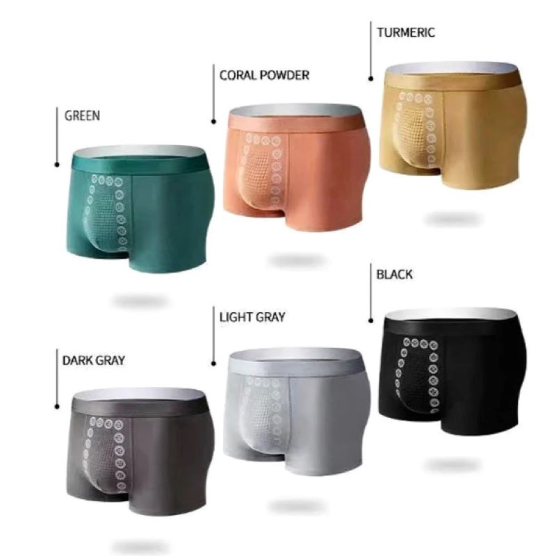 Men's Magnetic Massage Briefs | Ergonomic U-Pouch & Body-Shaping Support | Breathable Stretch Fabric