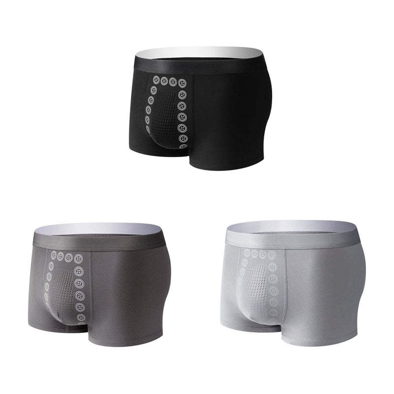 Men's Magnetic Massage Briefs | Ergonomic U-Pouch & Body-Shaping Support | Breathable Stretch Fabric