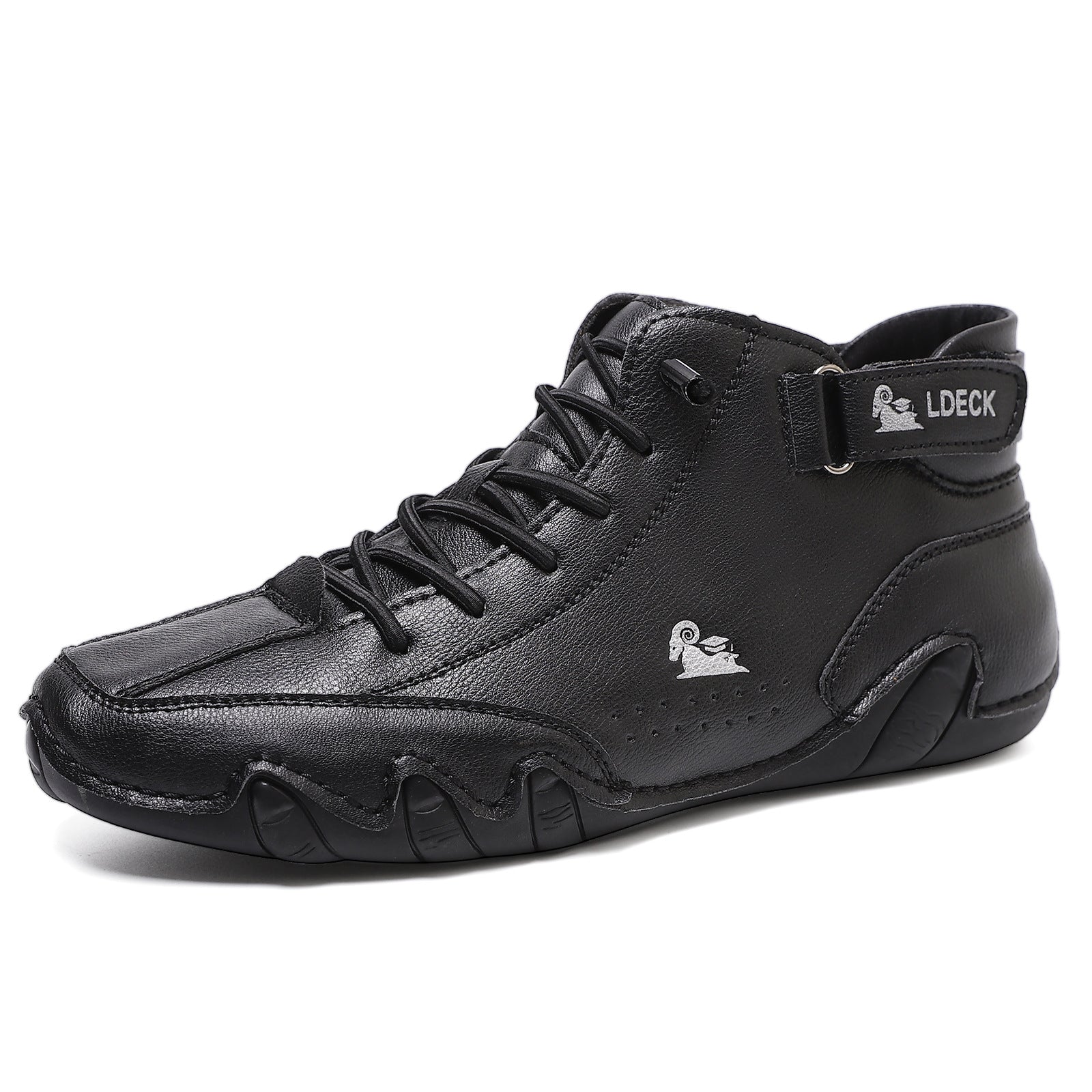 Men's Mid-Top Barefoot Shoes | Minimalist Ground-Feel Design | Leather Upper & Featherlight Sole