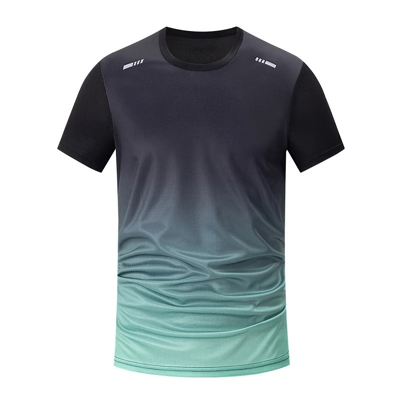 Men's Ombre Performance Tee | Moisture-Wicking & Quick-Dry | Lightweight & Breathable