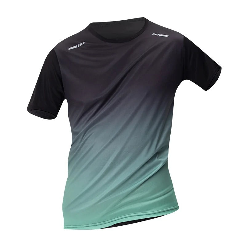 Men's Ombre Performance Tee | Moisture-Wicking & Quick-Dry | Lightweight & Breathable
