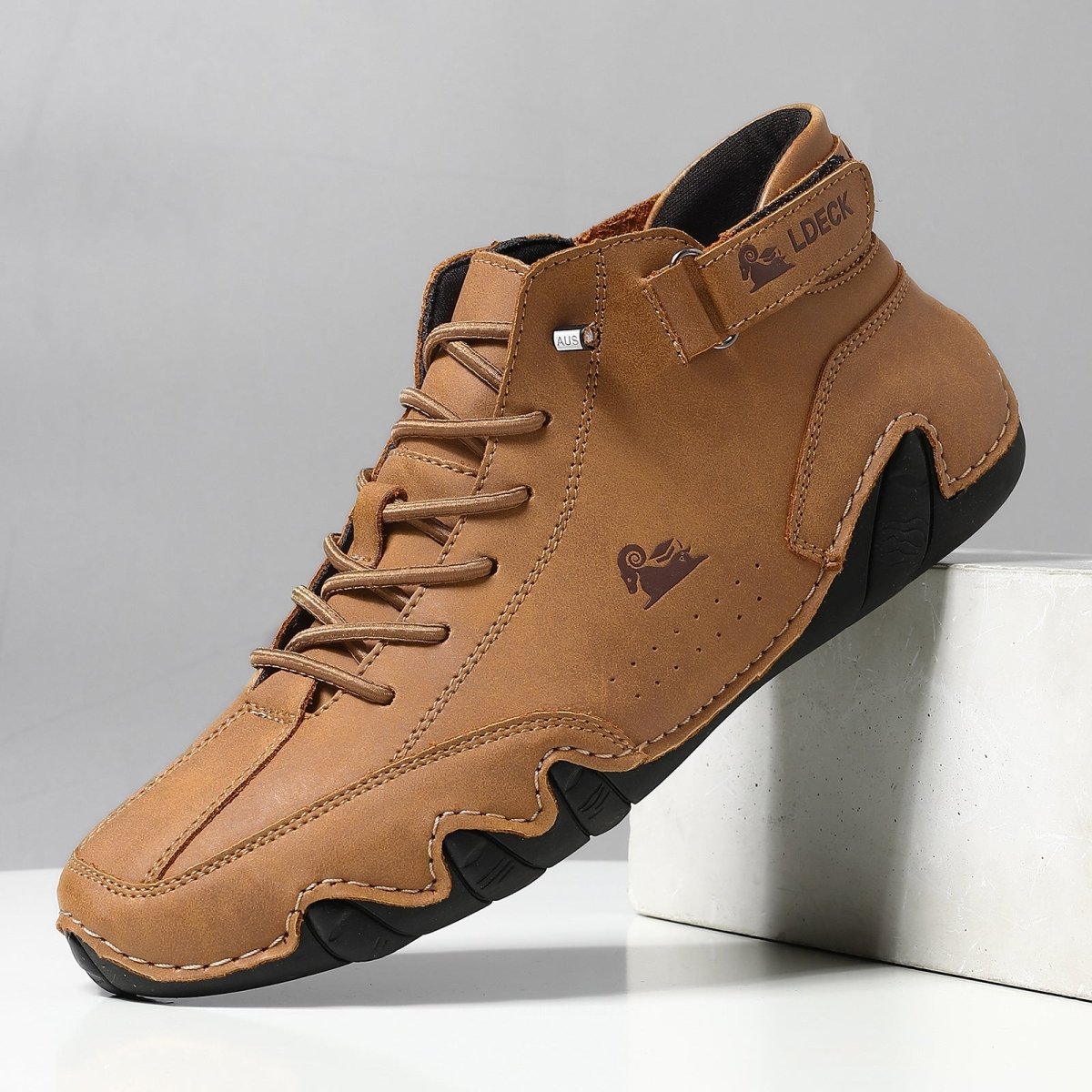 Men's Orthopedic Shoes | Waterproof, Breathable | Leather Upper, Slip-Resistant Sole | Comfort Fit