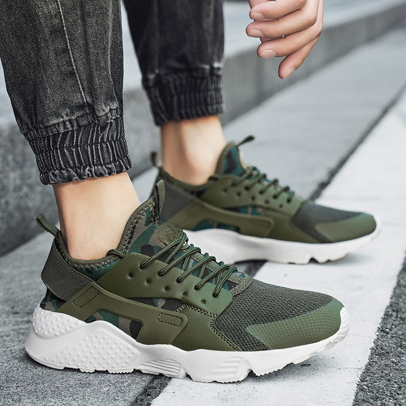 Men's Sneakers | Breathable Mesh Upper | Lace-Up Closure & Non-Slip Grip Sole | Comfortable Fit