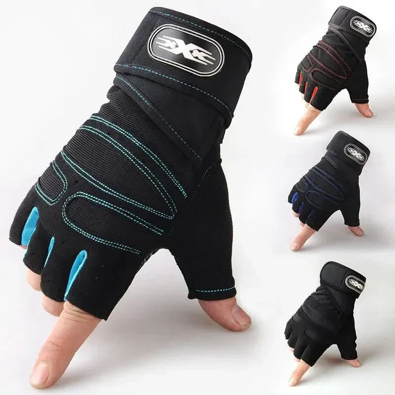 Men's Training Gloves | Wrist Support & Impact Padding | Non-Slip Grip | Breathable Comfort