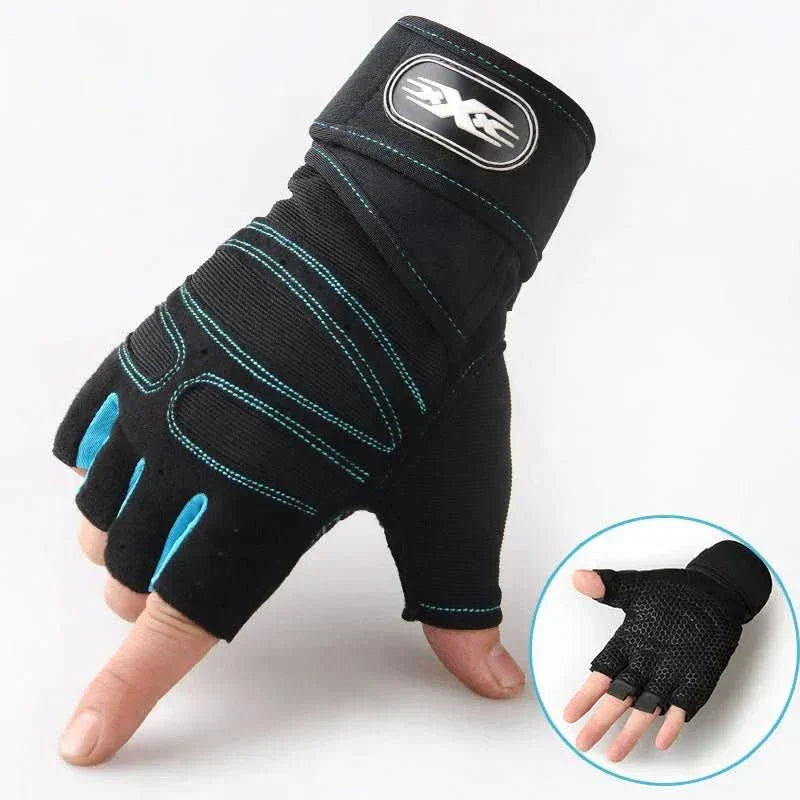 Men's Training Gloves | Wrist Support & Impact Padding | Non-Slip Grip | Breathable Comfort