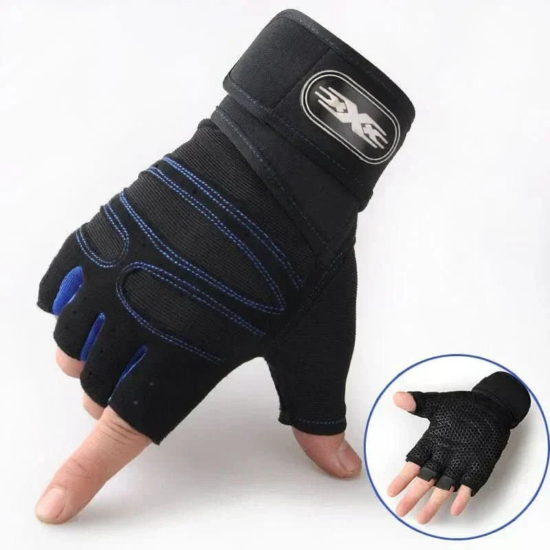 Men's Training Gloves | Wrist Support & Impact Padding | Non-Slip Grip | Breathable Comfort