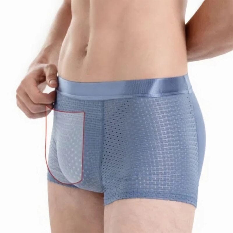 Men's Underwear | Butt-Lift Ice-Silk | Breathable Mesh & Seamless Waistband