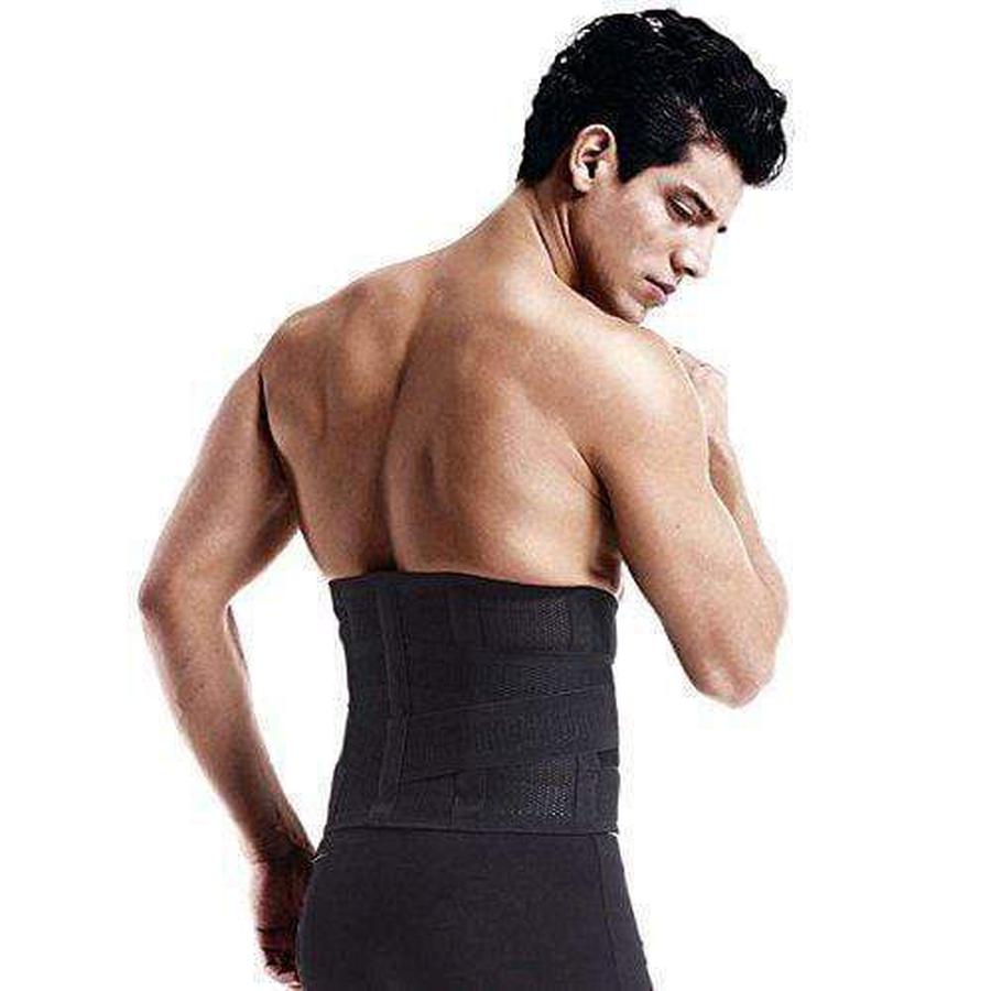 Men's Waist Trainer | Heat-Boosting Sweat Trimmer | Back Support & Posture | Comfortable Fit