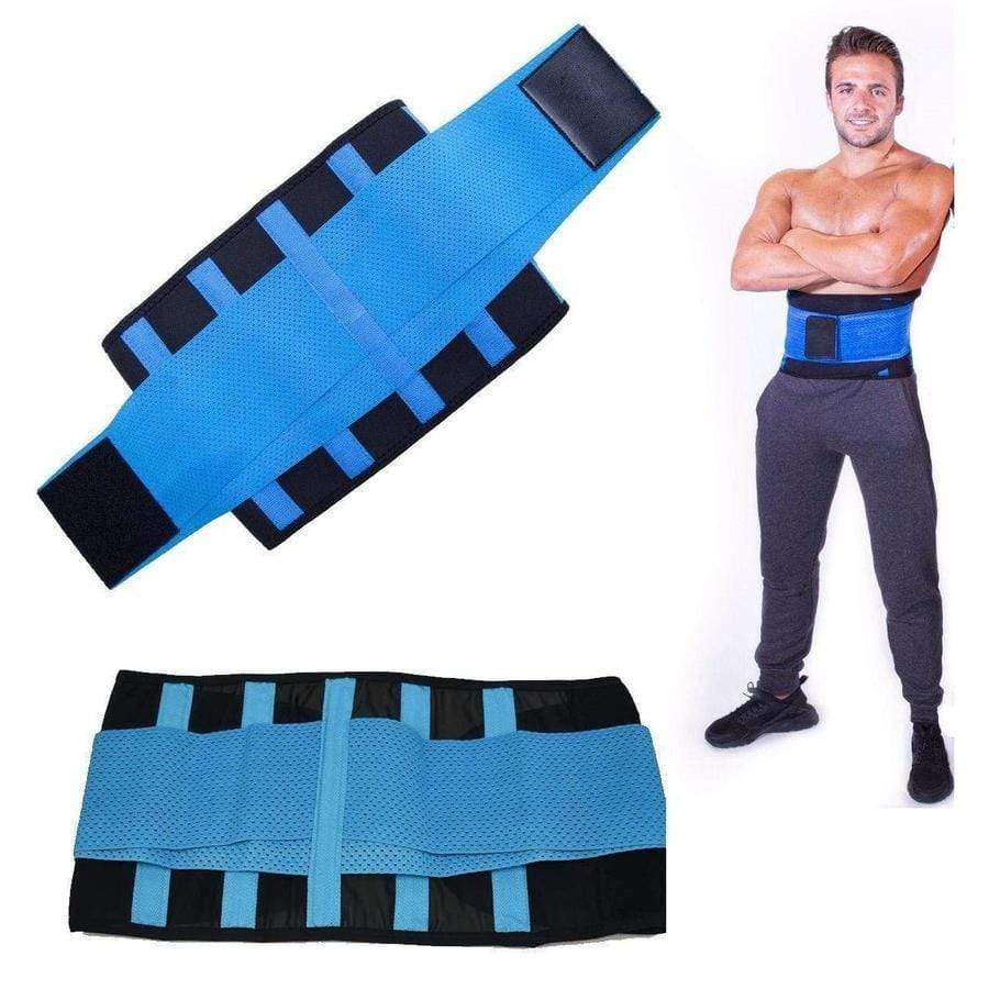 Men's Waist Trainer | Heat-Boosting Sweat Trimmer | Back Support & Posture | Comfortable Fit