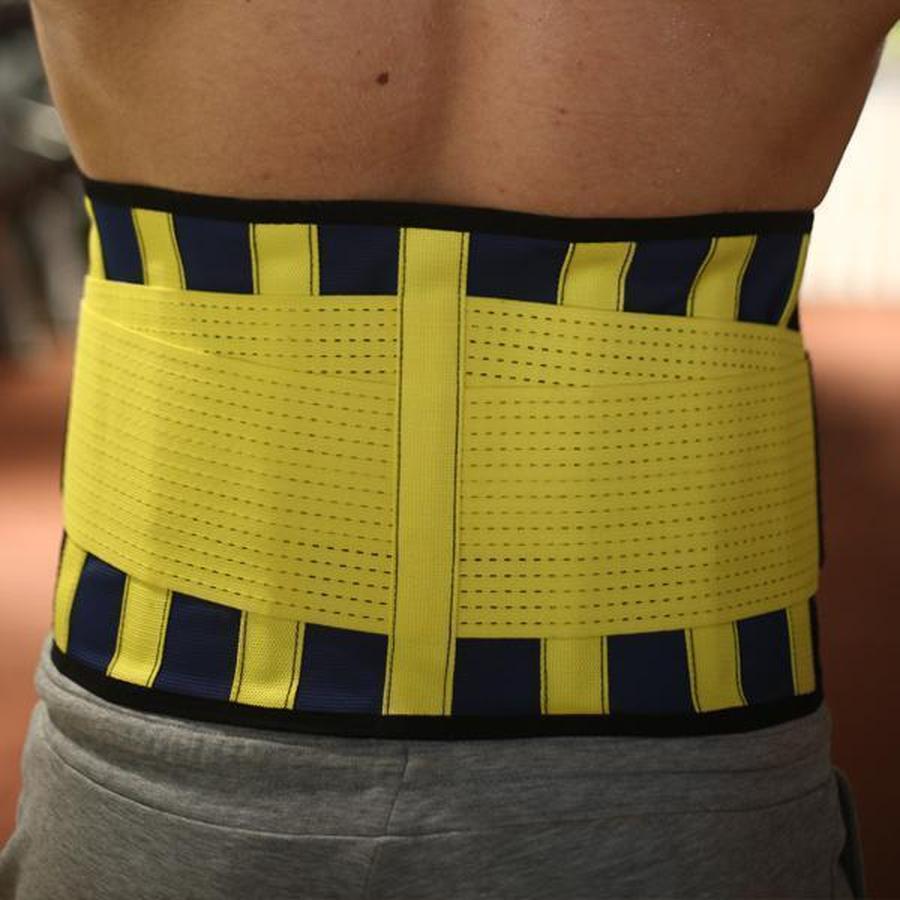 Men's Waist Trainer | Heat-Boosting Sweat Trimmer | Back Support & Posture | Comfortable Fit