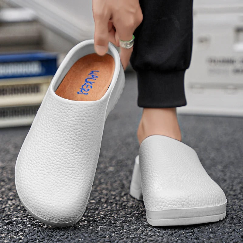Men's Work Clogs | Slip- and Oil-Resistant Sole | Ventilated Upper & Padded Footbed