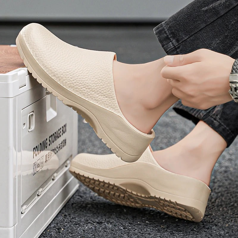 Men's Work Clogs | Slip- and Oil-Resistant Sole | Ventilated Upper & Padded Footbed