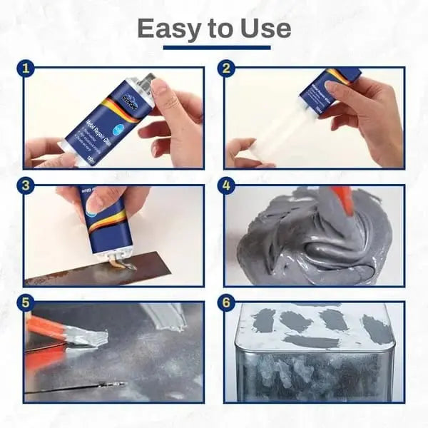 Metal Repair Adhesive | Two-Part Epoxy | 100ml | Water & Oil Resistant