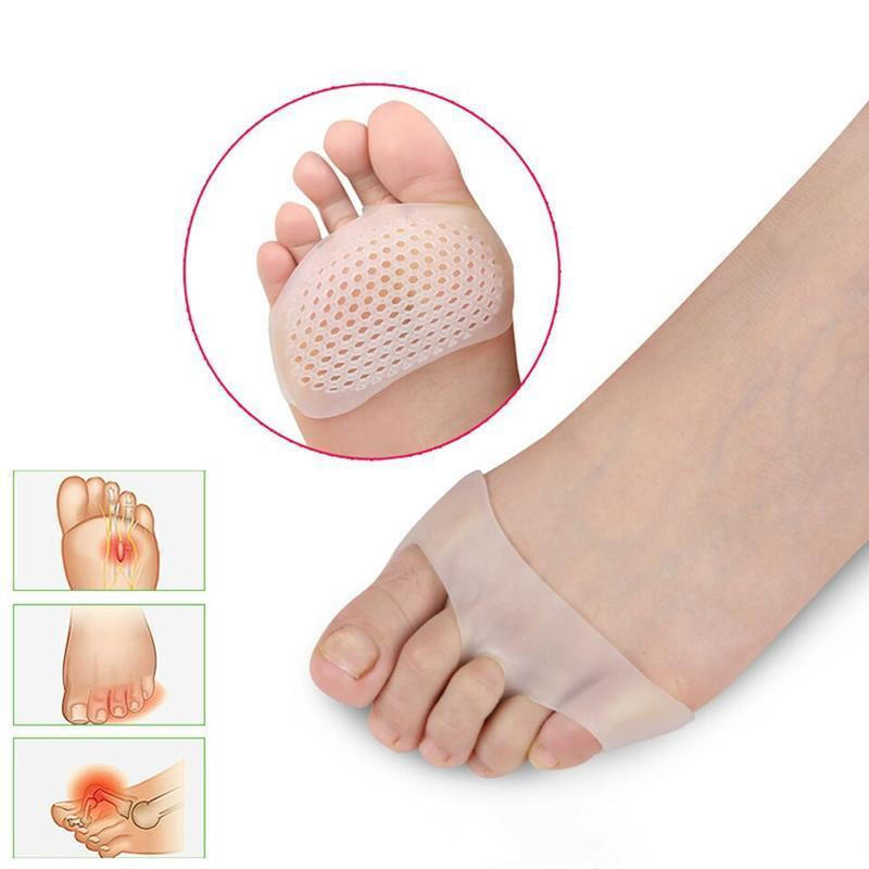 Metatarsal Gel Pads Set of 2 | Breathable Ventilated Design | Adhesive Reusable Cushion