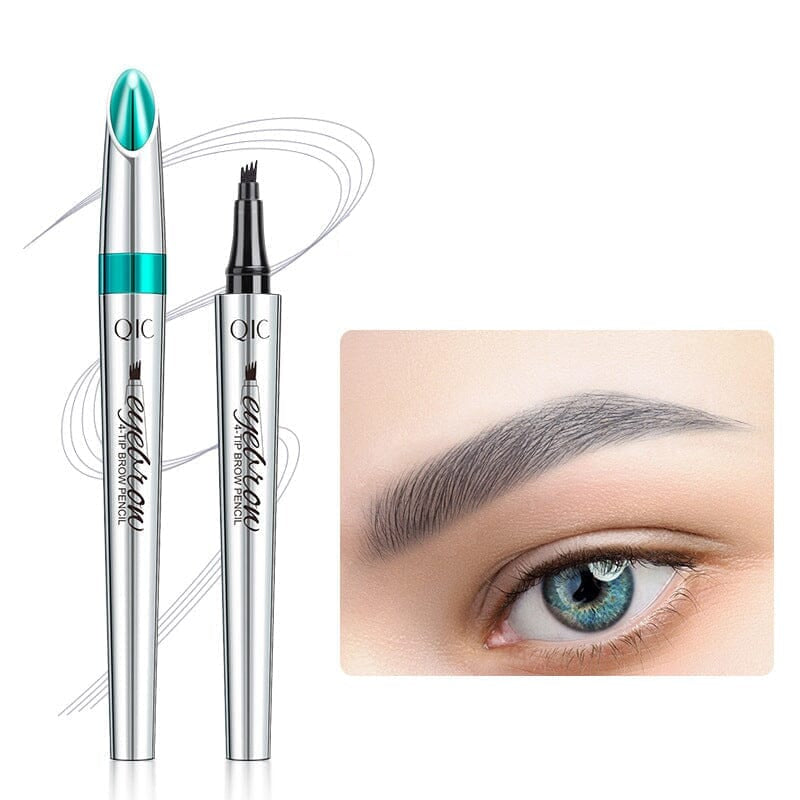 Microblading Brow Pencil | 4-Prong Tip | Waterproof & Smudge-Proof | Natural Finish