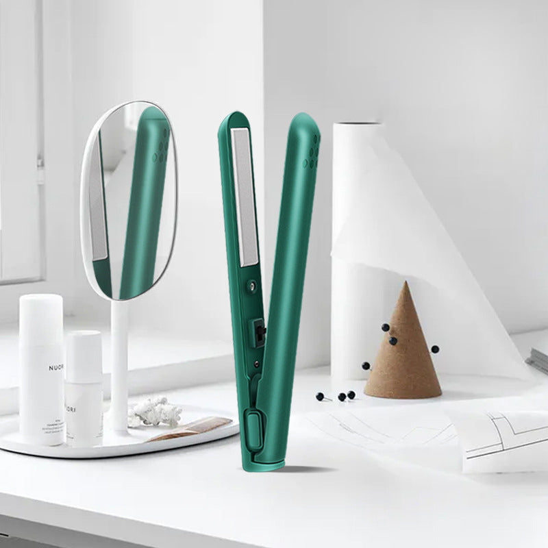 Mini Curling & Straightening Iron | Ceramic Coating | Fast Heating & Lightweight