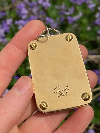 Mini Flower Press | Handcrafted Silver & Brass | 10 Reusable Blotter Sheets | Travel Size
