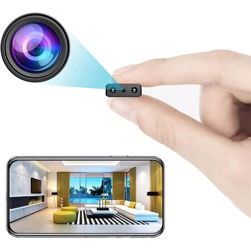 Mini Wi‑Fi Home Security Camera | Full HD | Night Vision & Motion Detection