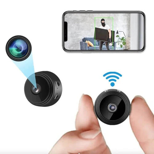 Mini WiFi Camera | Full HD Night Vision | Motion Detection & SD Card Slot | Home & Baby Monitoring