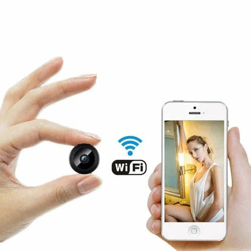 Mini WiFi Camera | Full HD Night Vision | Motion Detection & SD Card Slot | Home & Baby Monitoring
