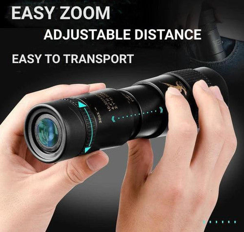 Monocular Telescope for Bird Watching | Up to 300X Zoom | Night Vision & Autofocus