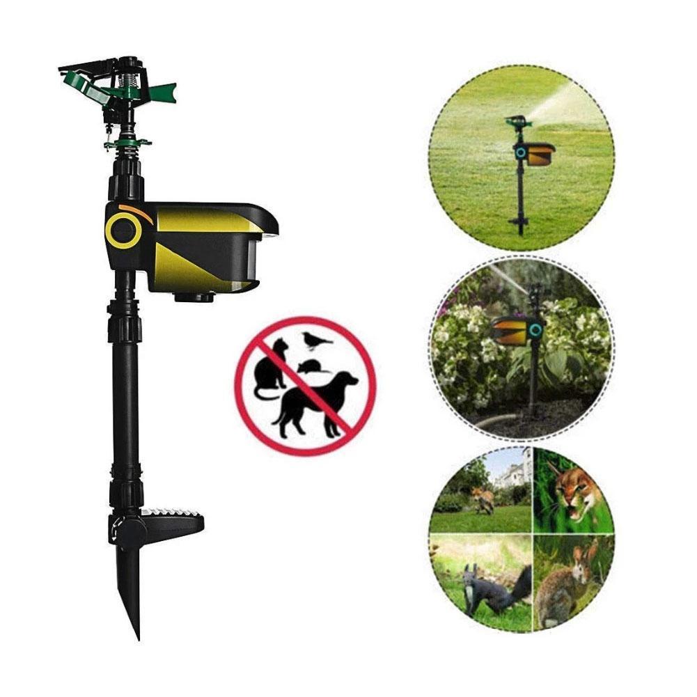 Motion-Activated Animal Repellent Sprinkler | Solar-Powered | Water-Saving