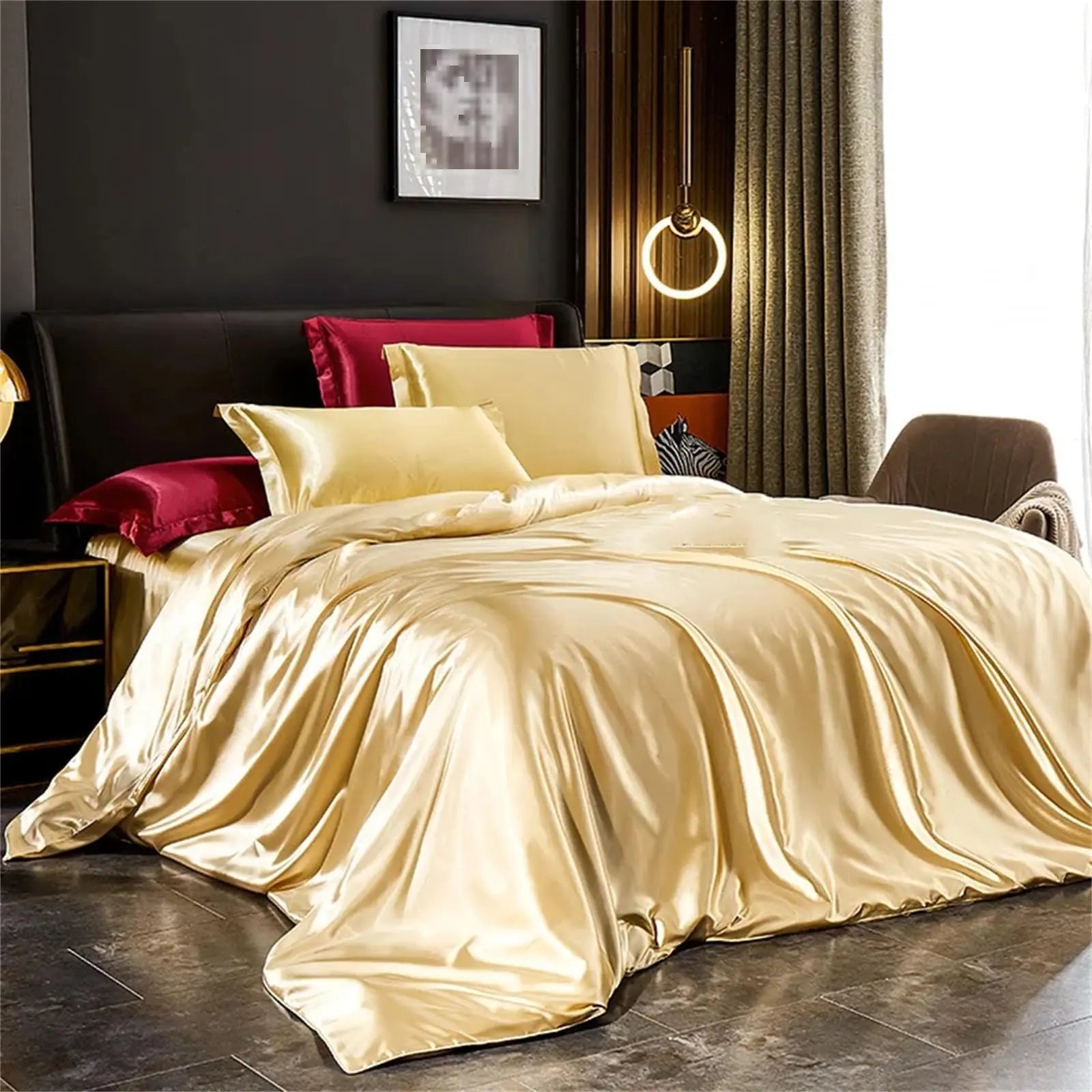 Mulberry Silk Bedding Set | Temperature-Regulating Luxury | 4-Piece Duvet Cover & Pillowcases