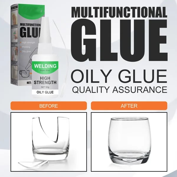 Multifunctional Adhesive | Invisible Ultra-Strong Bond | Bonds Plastic, Wood & Metal, 50 ml