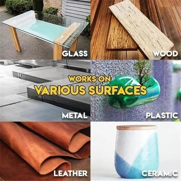 Multifunctional Adhesive | Invisible Ultra-Strong Bond | Bonds Plastic, Wood & Metal, 50 ml