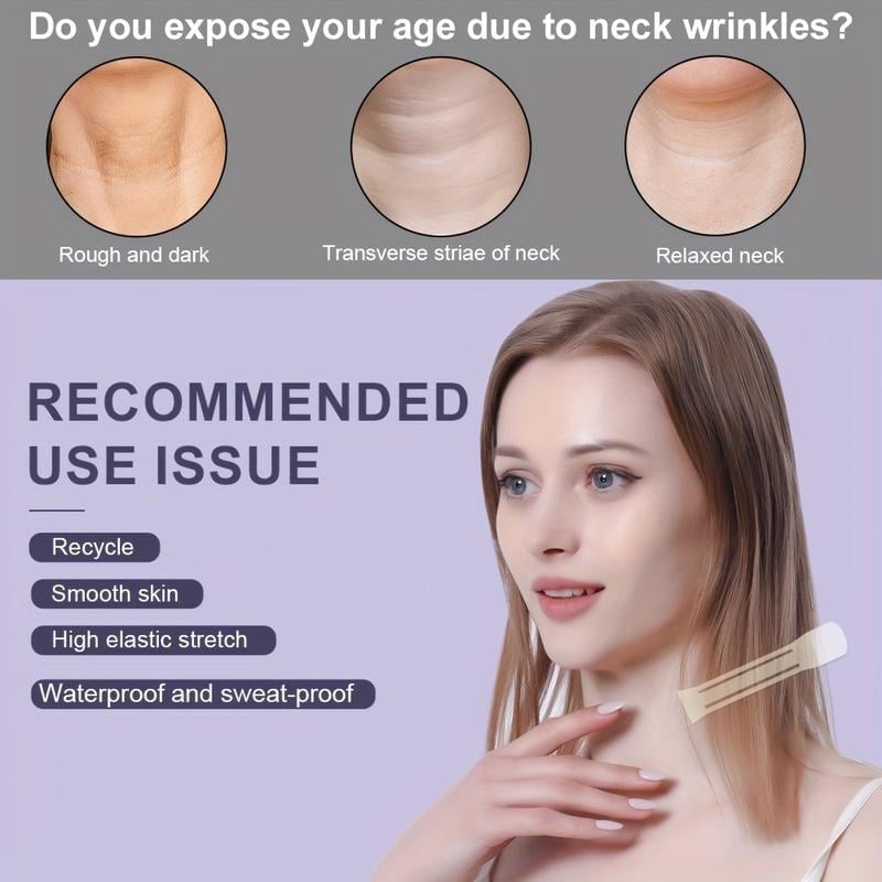 Neck Lifting Tape | Instant Firming & Lift | Skin-Toned Breathable Film | All-Day Hold