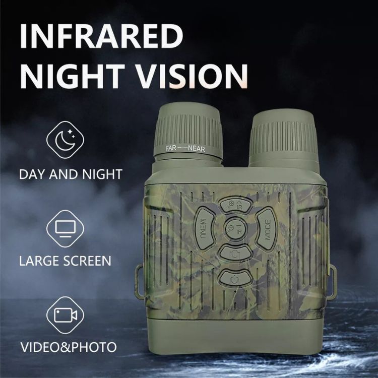 Night Vision Binoculars | Long-Range Infrared | HD Display