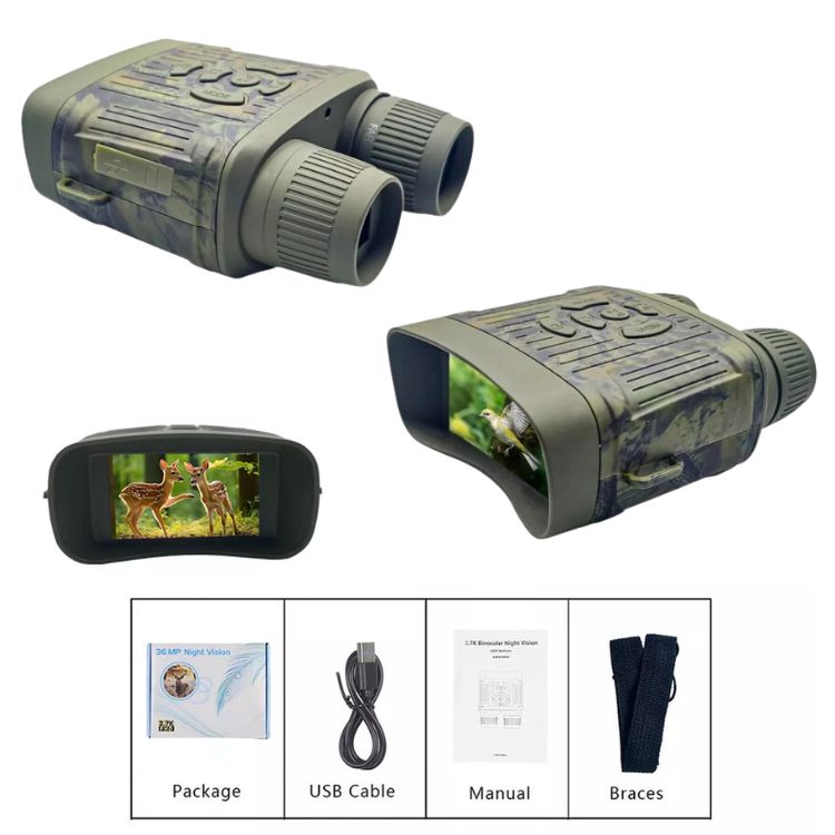 Night Vision Binoculars | Long-Range Infrared | HD Display