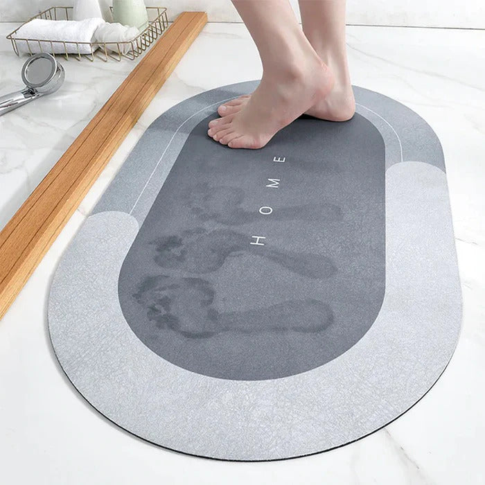 Non-Slip Bath Mat | Super Absorbent Fast-Drying | Mold & Mildew Resistant | Machine Washable