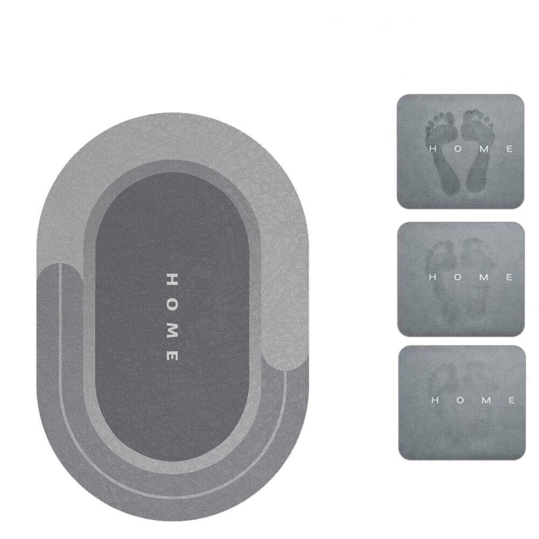 Non-Slip Bath Mat | Super Absorbent Fast-Drying | Mold & Mildew Resistant | Machine Washable