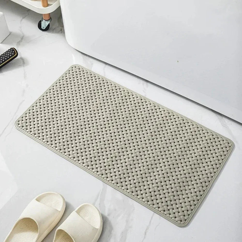 Non-Slip Bathtub Mat | Secure Suction Cups | Rubber | 16x28 in