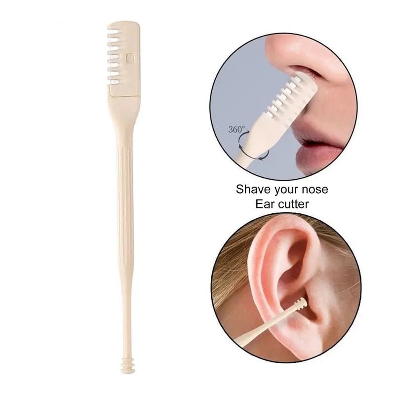 Nose & Ear Trimmer | 360° Rotating Blade | Stainless Steel | Gentle & Hygienic