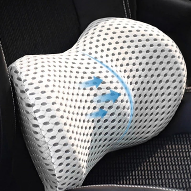 Orthopedic Lumbar Pillow | Ergonomic Contour Support | Removable Washable Cover | Back Pain Relief