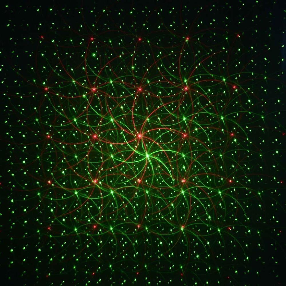 Outdoor Laser Projector | Red & Green Star Projection | Up to 5m Range | Stake & Mount Base