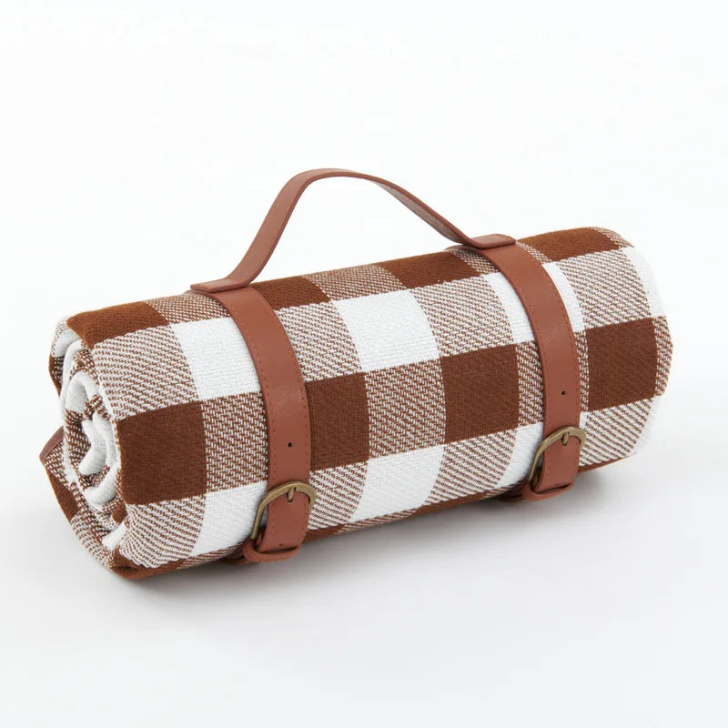 Outdoor Picnic Blanket | Waterproof & Foldable | Padded Foam & Carry Handle | Beach, Camping