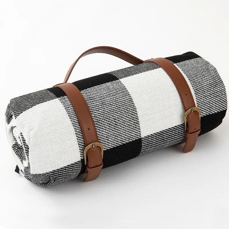 Outdoor Picnic Blanket | Waterproof & Foldable | Padded Foam & Carry Handle | Beach, Camping