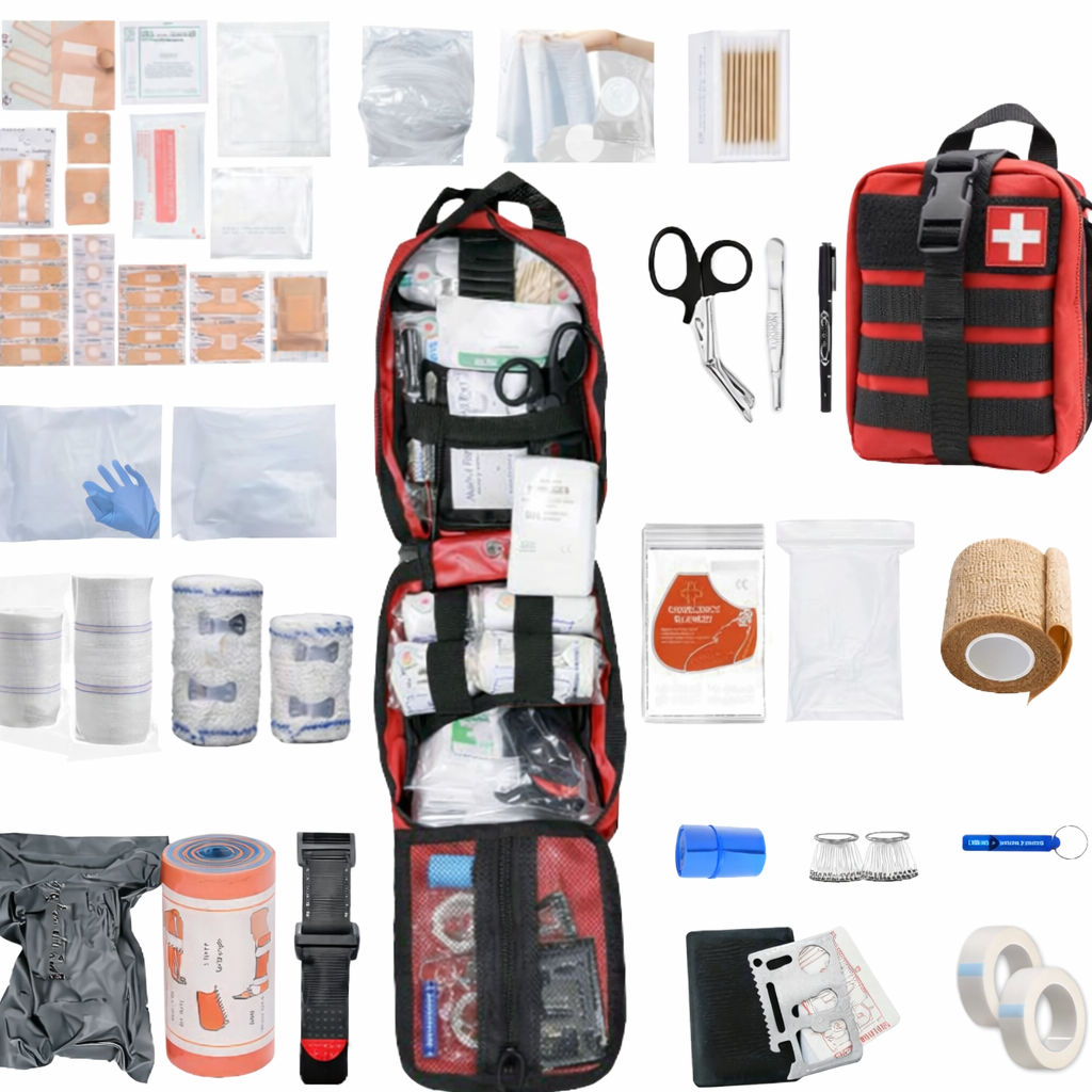 Outdoor Survival Kit | Portable First Aid & Emergency Tools | Compact Organizer for Camping & Travel