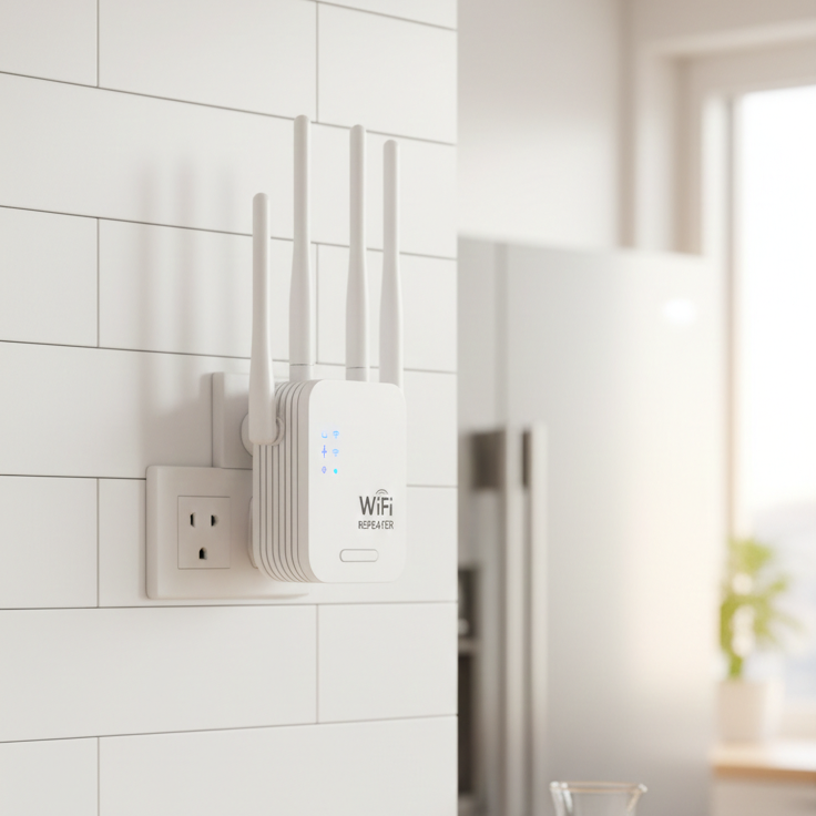 Outdoor WiFi Booster | Dual-Band 1200 Mbps | Weather-Resistant Design | Extended Outdoor Coverage