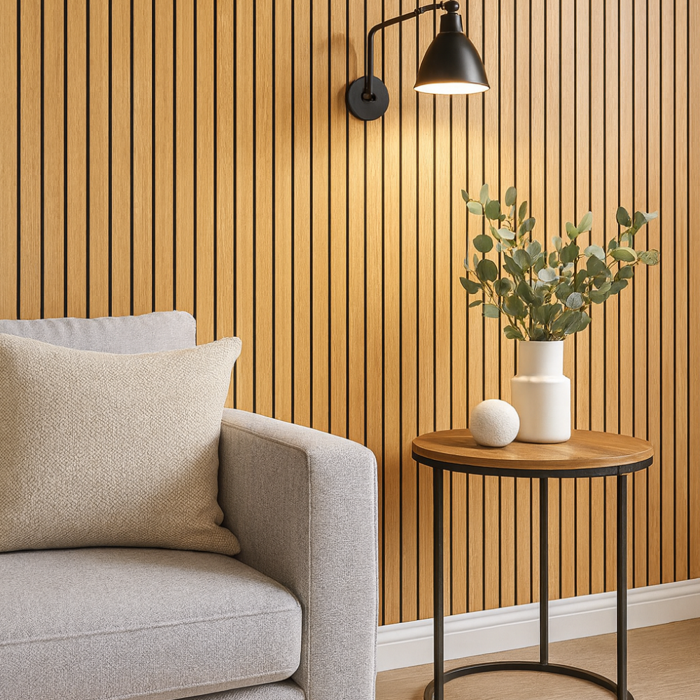 Peel-and-Stick Wall Panel | 3D Wood-Effect | Self-Adhesive & Water-Resistant