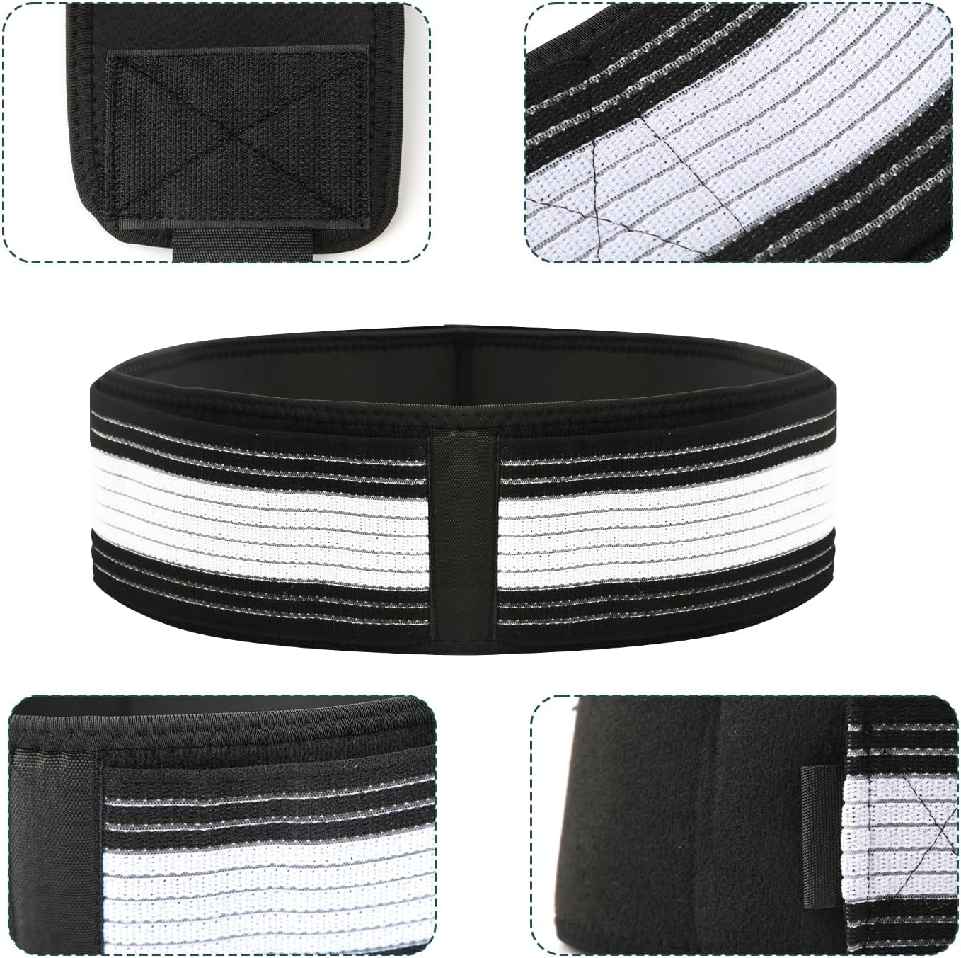 Pelvic Belt | SI Joint & Hip Stabilizer | Adjustable Compression | Low-Profile Comfort